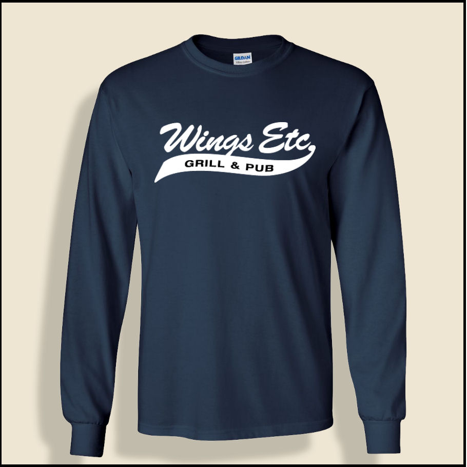 Navy Wings Etc. Long Sleeve T-Shirt